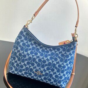 COACH Laurel Shoulder Bag - Blue Denim